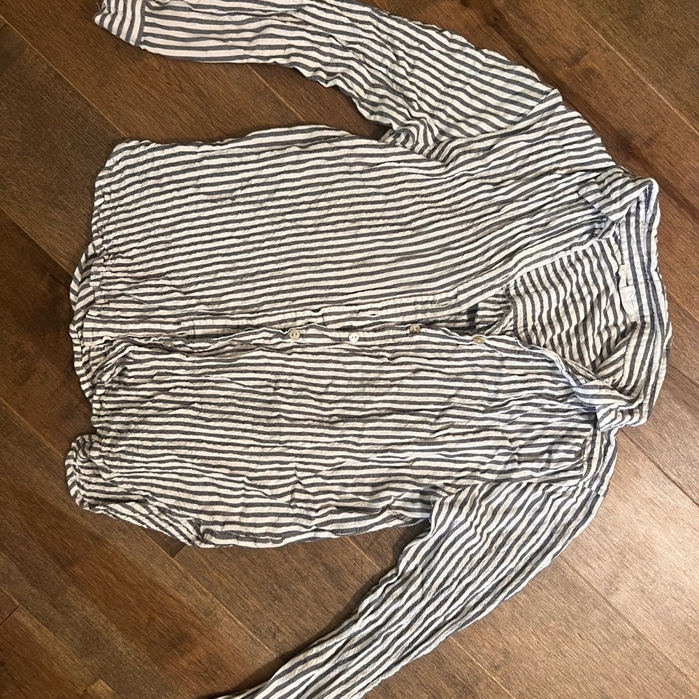 Striped Button Down Shirt